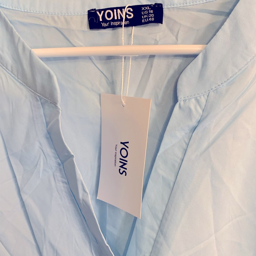 NWT Light Blue Top XXL